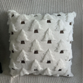 Christmas tree pillow cover, sofa cushion, home cushion, pillowcase 2Pcs