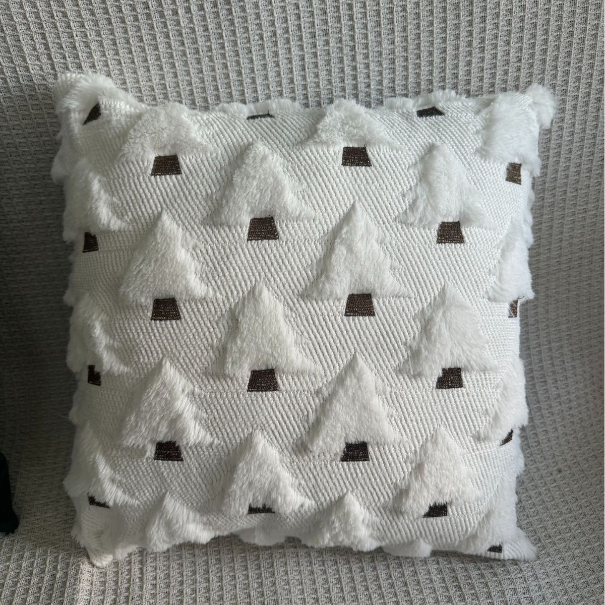 Christmas tree pillow cover, sofa cushion, home cushion, pillowcase 2Pcs